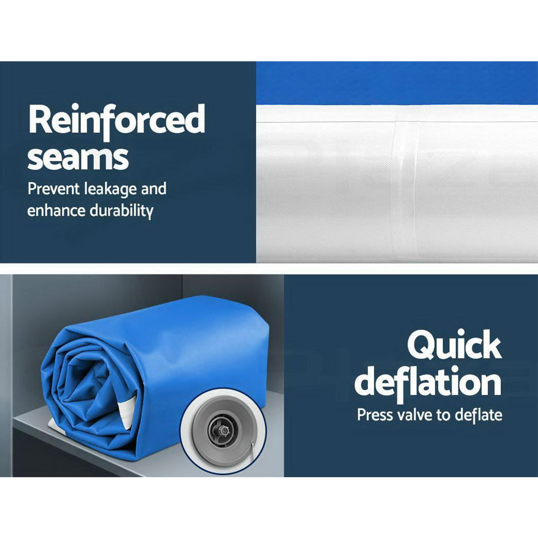 3m x 1m x 20cm Air Track Blue/White
